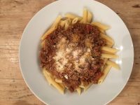 Spicy Beef Bolognese Sauce